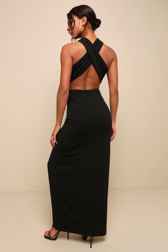 Head to Cocktail Hour Emerald Green Halter Neck Maxi Dress