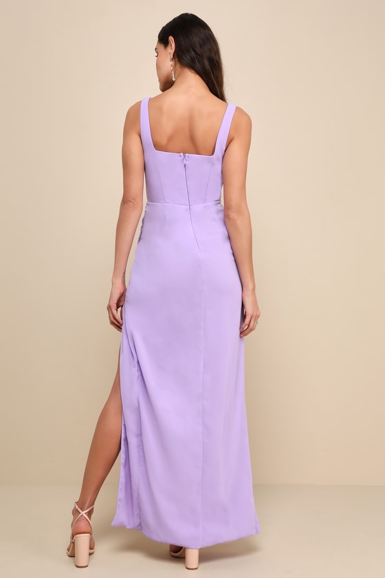 Glamorous Disposition Emerald Green Ruched Maxi Dress