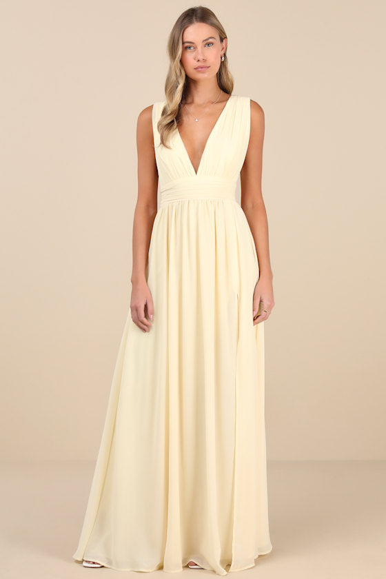 Heavenly Hues Blush Maxi Dress