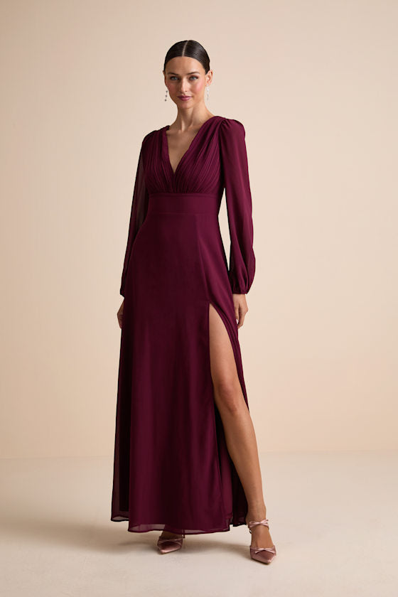 Marvelous Affair Black Pleated Lace-Up Maxi Dress