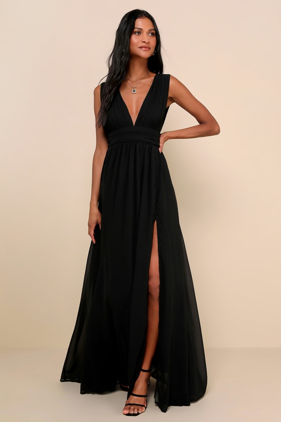 Heavenly Hues Pale Yellow Maxi Dress