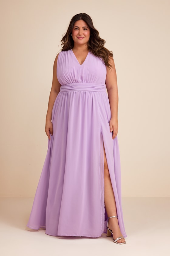 Heavenly Hues Lavender Maxi Dress #Color_Lavender