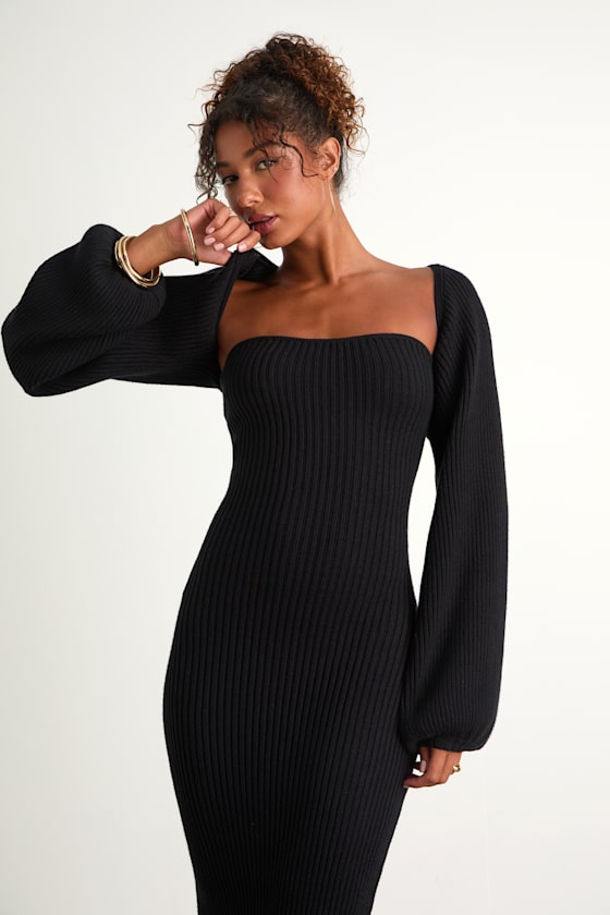 Autumn Aura Rusty Rose Ribbed Two-Piece Sweater Dress