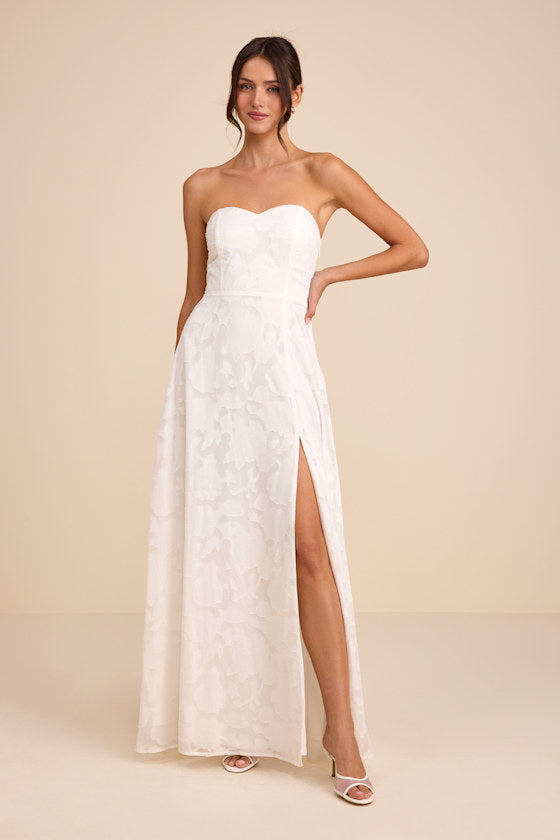 Garden of Romance Rusty Rose Burnout Maxi Dress