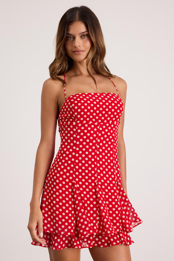 Perfected Sweetness Hot Pink Pleated Tiered Mini Dress