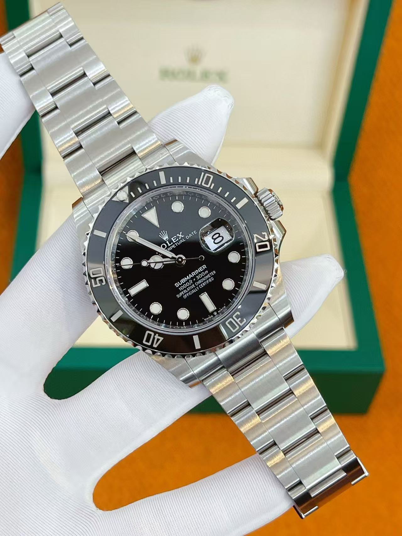 Black Submariner watch