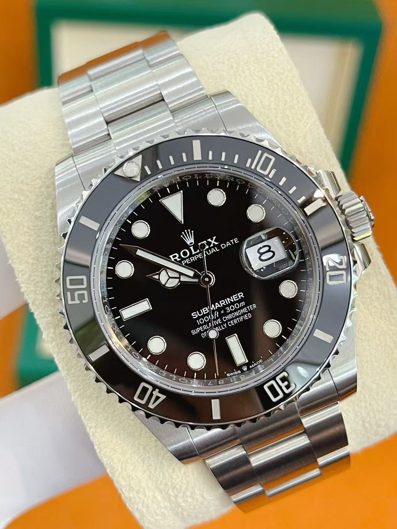 Black Submariner watch