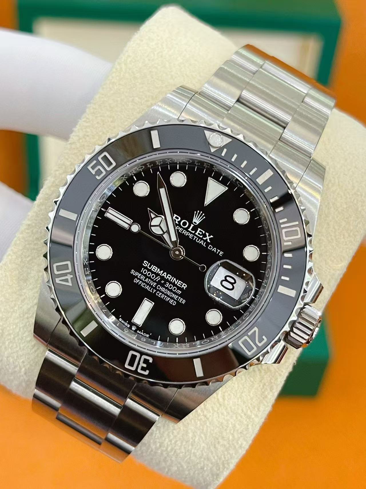 Black Submariner watch
